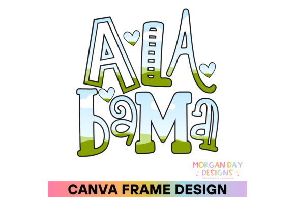 Alabama State Canva Frame: Graphics for Authentic Branding