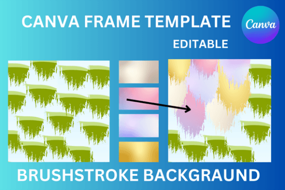 Brushstroke Background Canva Graphics