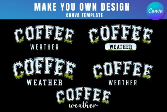 Coffee Lover Canva Frame Template Bundle: Graphics for Warm, Approachable Branding