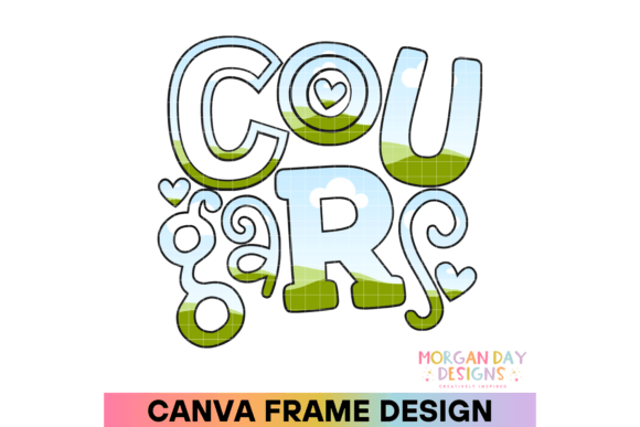 Cougars Canva Frame Graphics