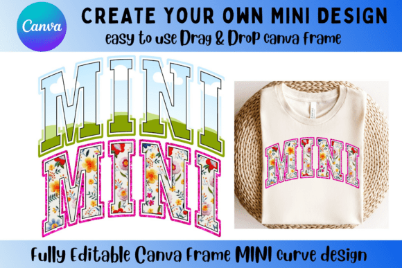 MINI Canva Frame Template: Modern Graphics for Brand-First Design
