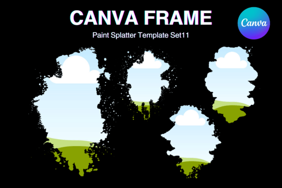 Paint Brush Brush Stroke Canva Frame_11 Graphics