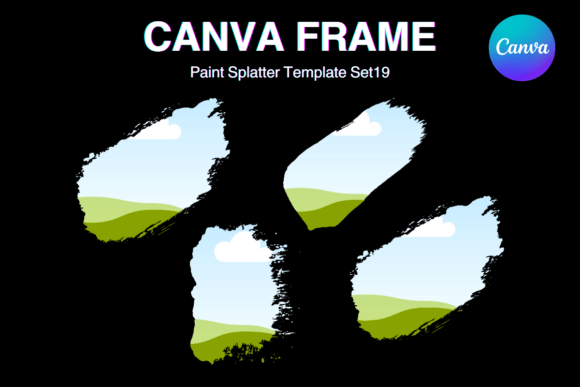 Paint Brush Brush Stroke Canva Frame_19 Graphics