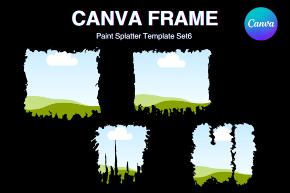 Paint Brush Brush Stroke Canva Frame_6 Graphics